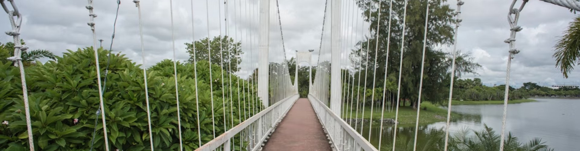 Evening riverside in Udon Thani, TH