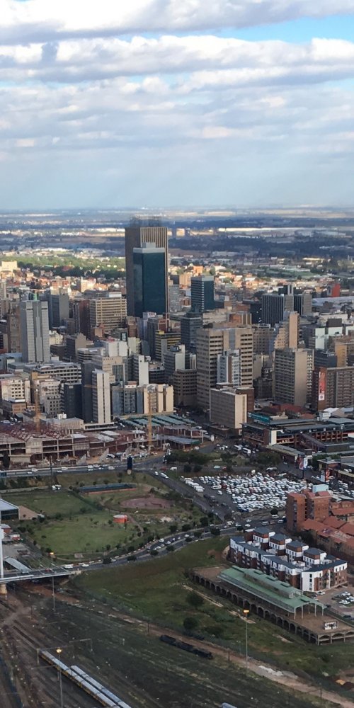 Johannesburg city transport scene