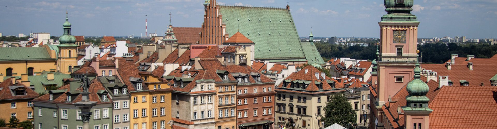 Skyline of Warsaw, PL