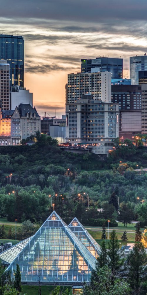 Bike and transit in Edmonton