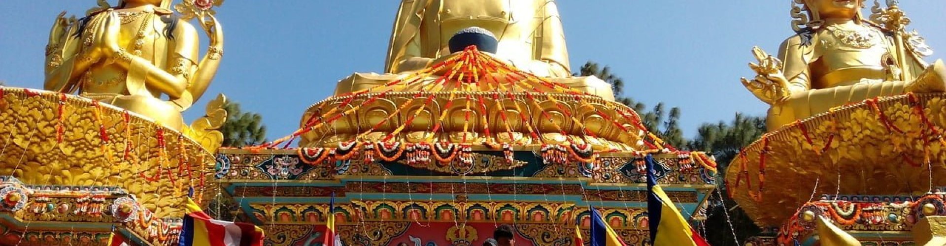 Evening riverside shot of Kathmandu