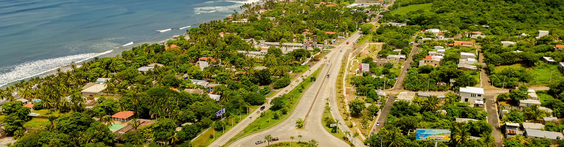 Evening riverside shot of Salvador, BR