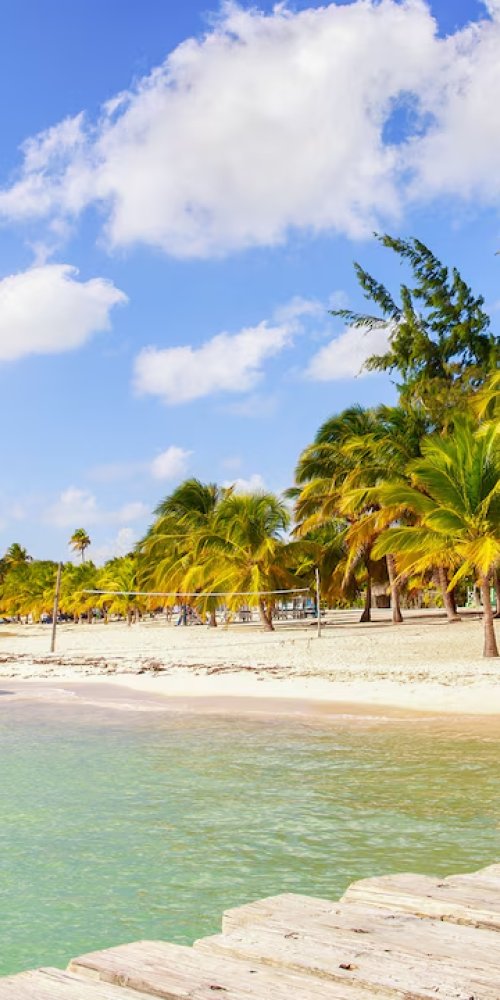 Colourful street in Sosúa, DO