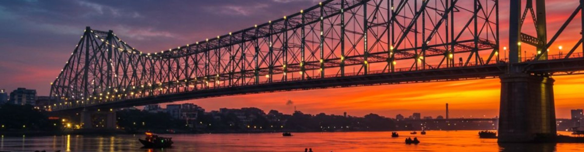 Skyline of Kolkata, IN