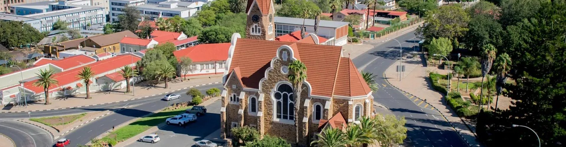 Skyline of Windhoek, NA