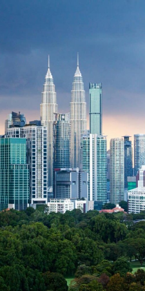 Skytrain over Kuala Lumpur