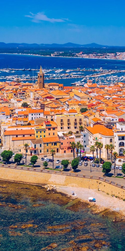 Historic tram in Alghero