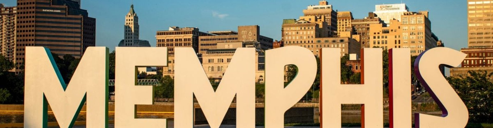 Skyline of Memphis, TN, US