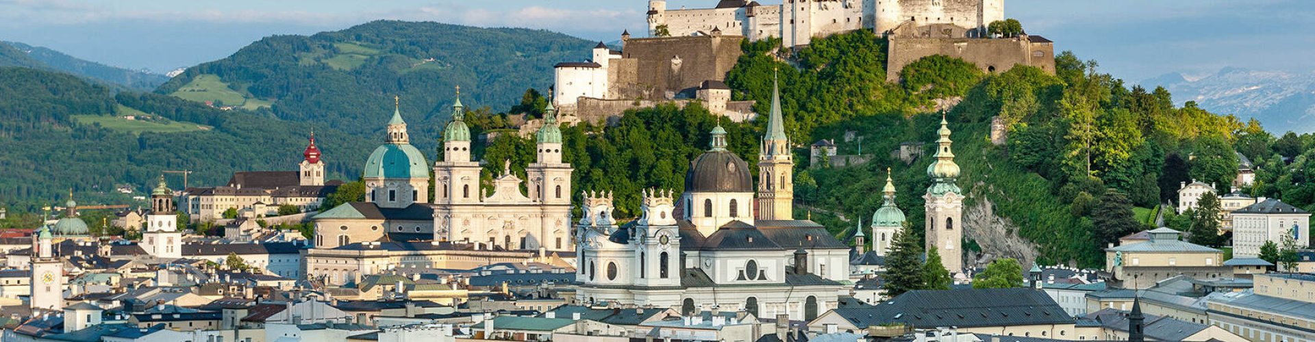 Skyline of Salzburg, AT