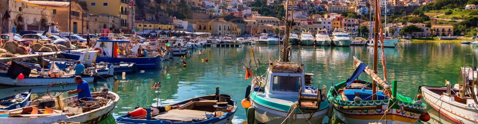 Skyline of Castellammare del Golfo, IT