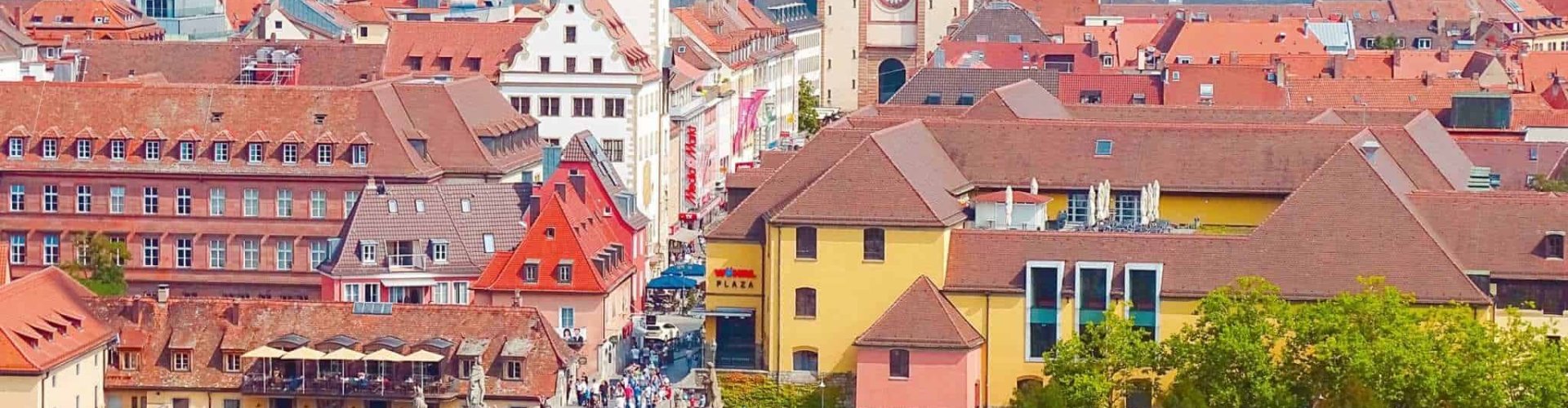 Skyline of Wurzburg, DE