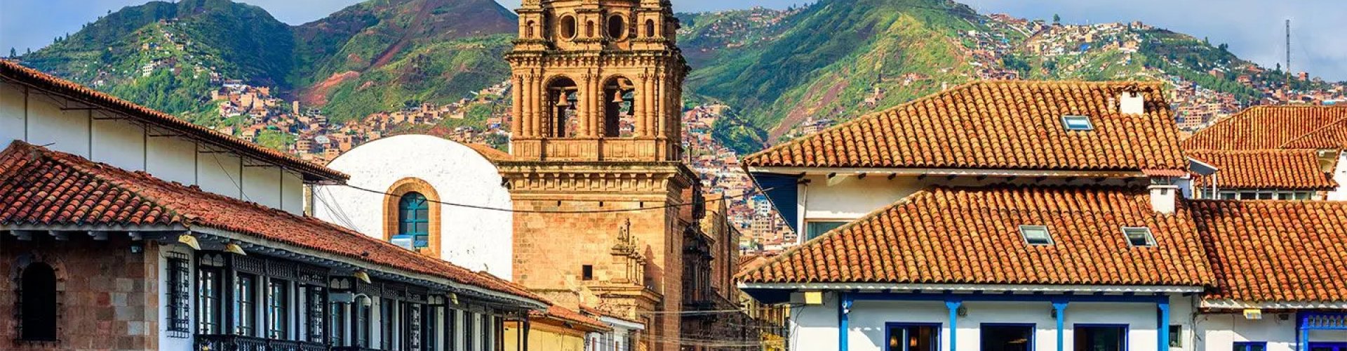Evening riverside shot in Cusco, PE