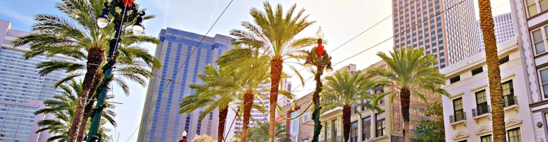 Skyline of New Orleans, LA, US