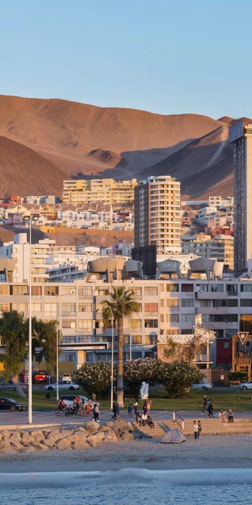 City bicycle paths in Antofagasta