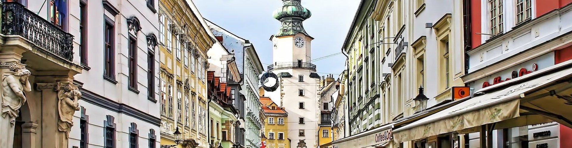 Skyline of Bratislava, SK