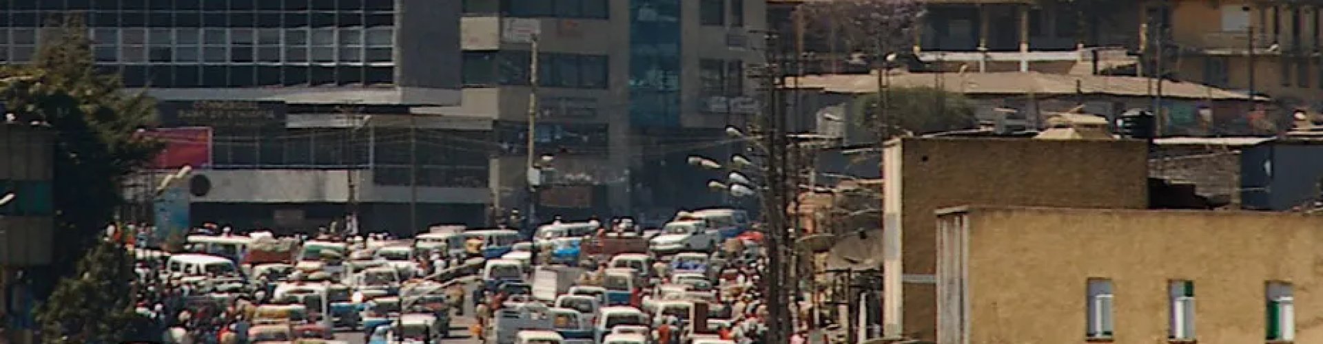 Skyline of Addis Ababa, ET