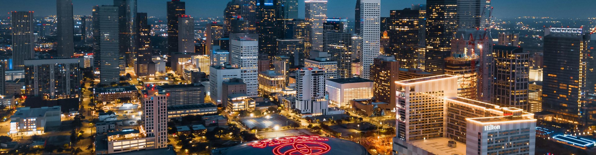 Skyline of Houston, TX, US