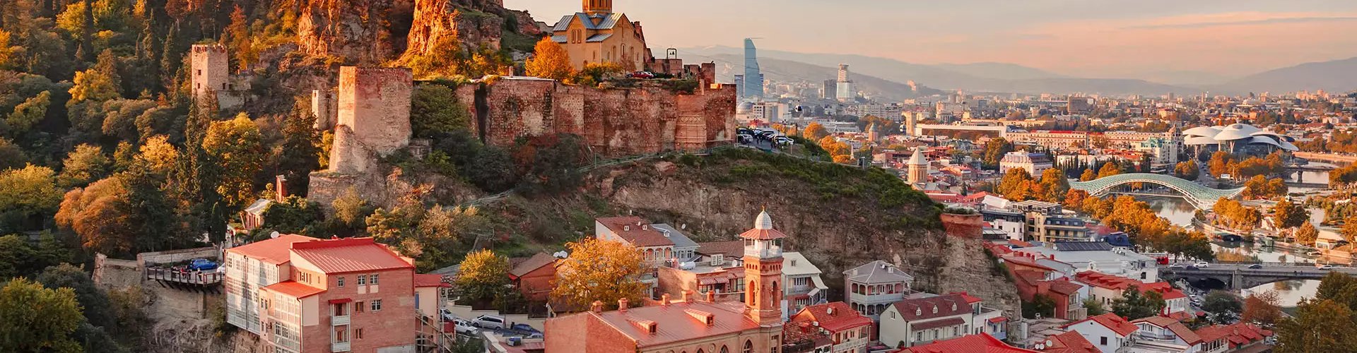 Skyline of Tbilisi City, GE