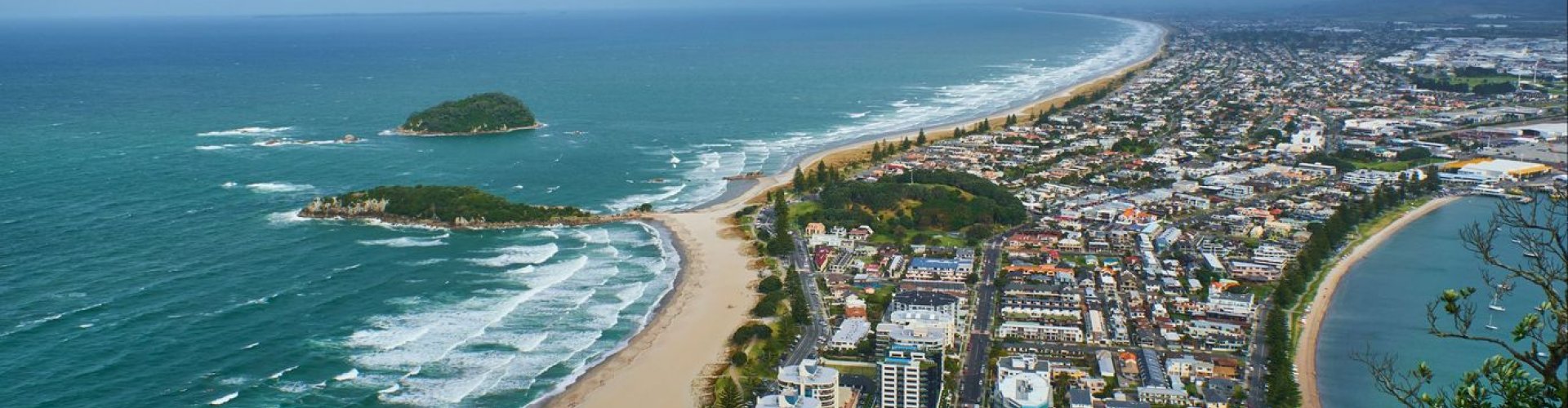 Evening riverside view in Tauranga