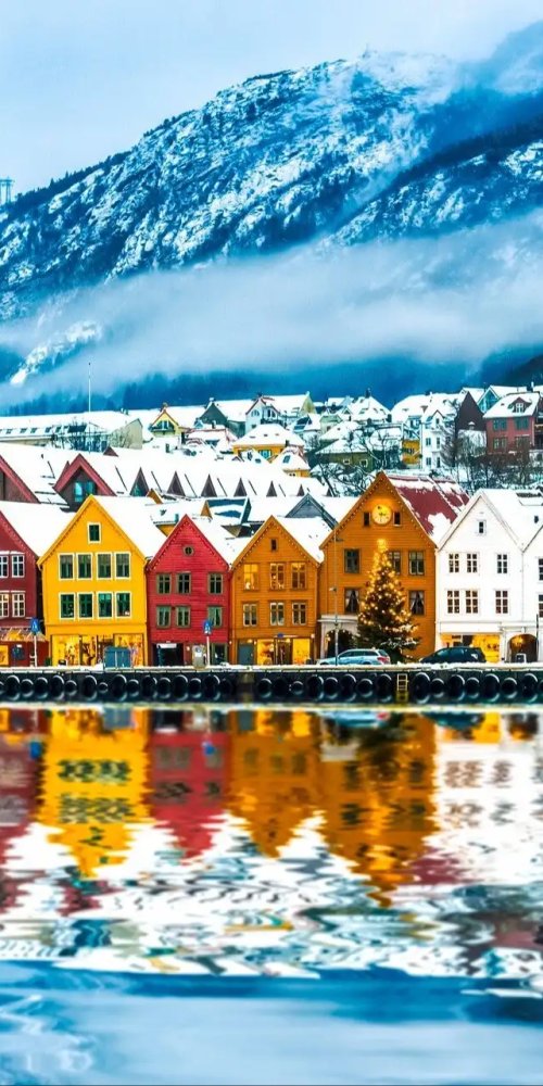 Bicycle in Bergen's streets