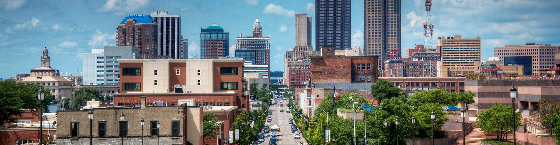 Skyline of Des Moines, IA, US