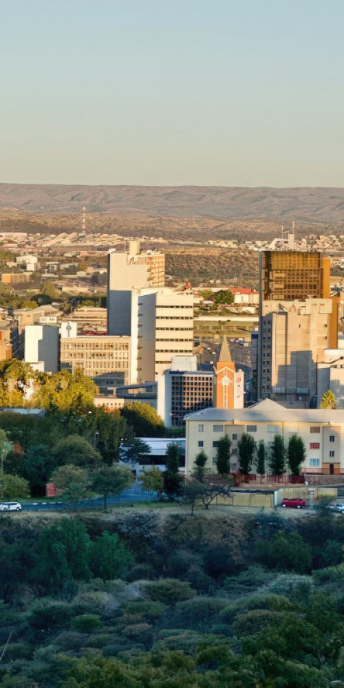 Cycling in Windhoek, NA