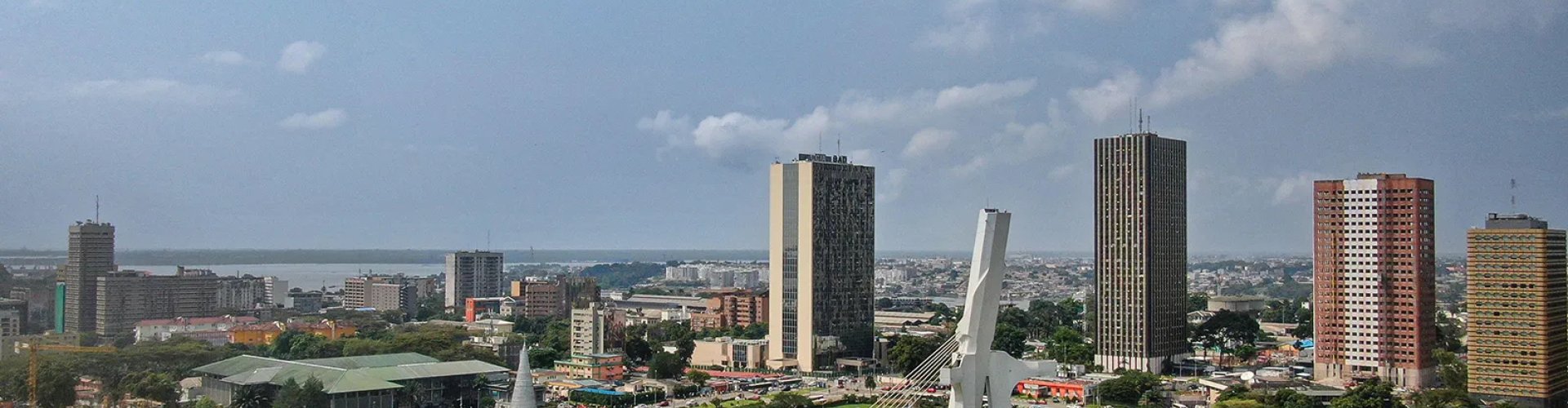 Skyline of Abidjan, CI