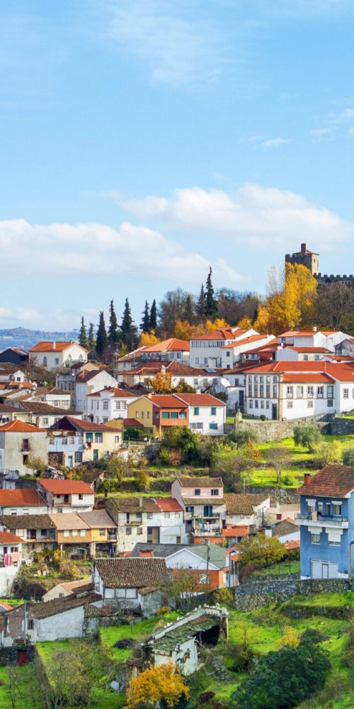 Street scene in Bragança, PT