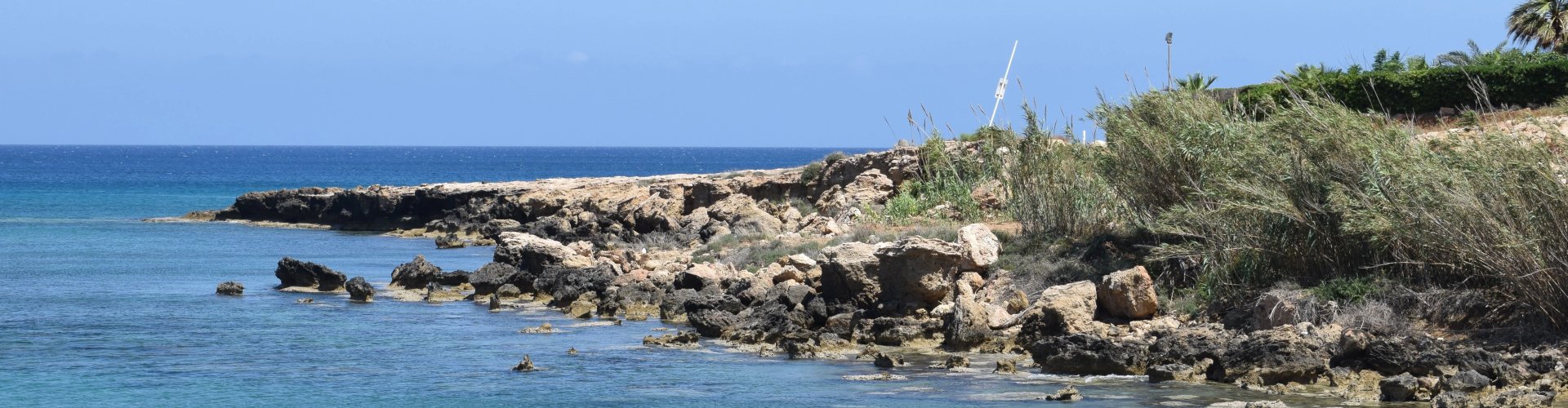 Evening riverside shot of Paralimni, CY