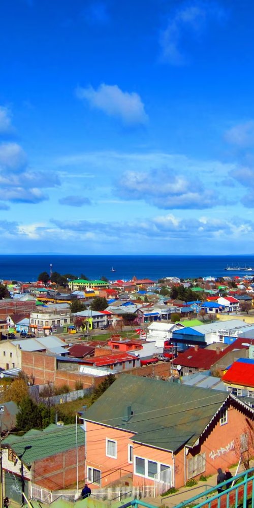 Street scene in Punta Arenas