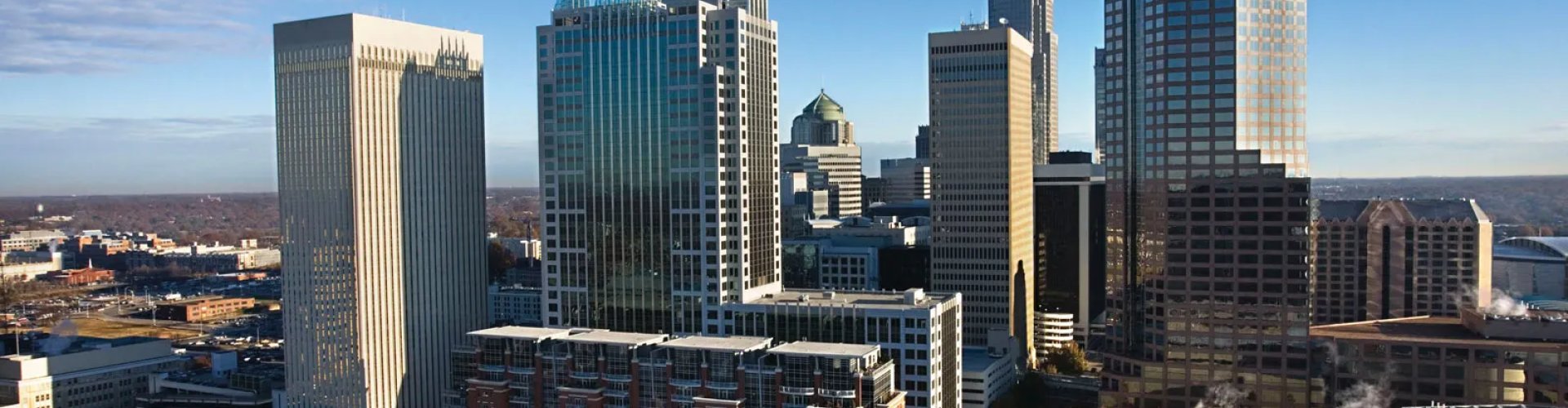 Skyline of Charlotte, NC, US