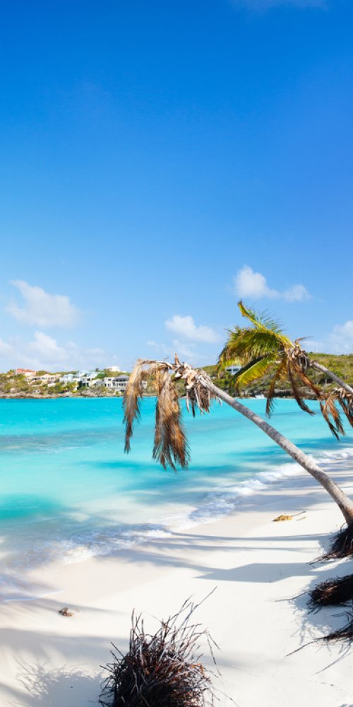 Local street scene in Anguilla, AI