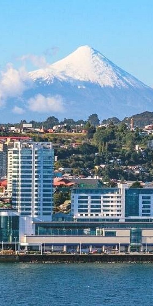 Local Metro Train in Puerto Montt