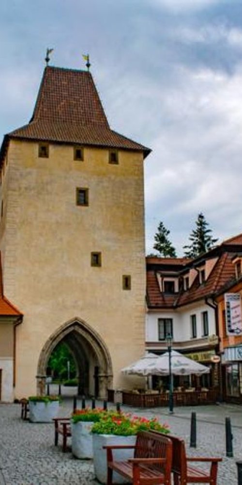 Street scene in Beroun, CZ