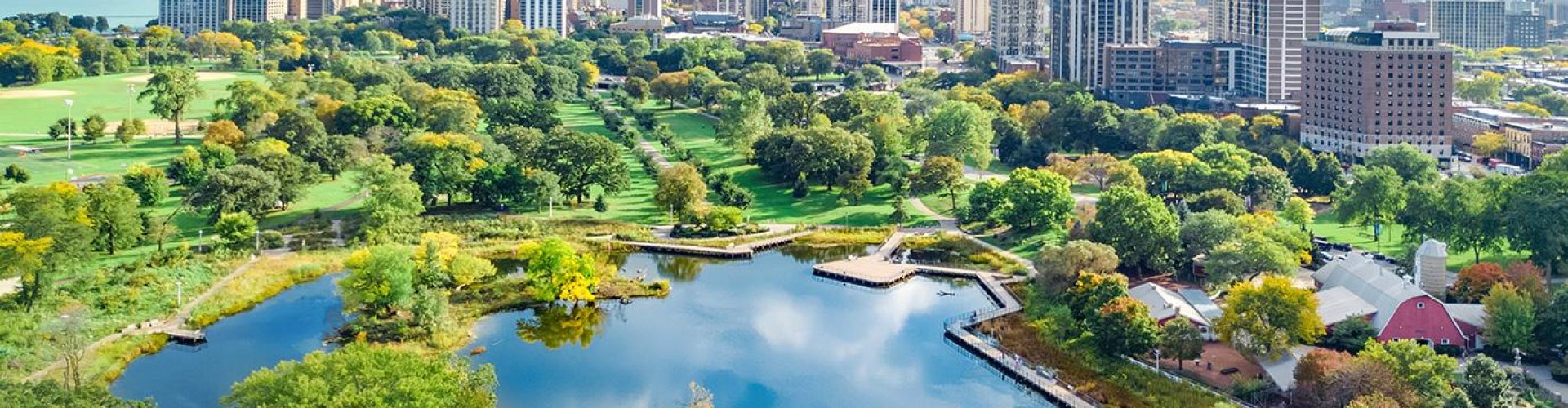 Skyline of Chicago, IL, US