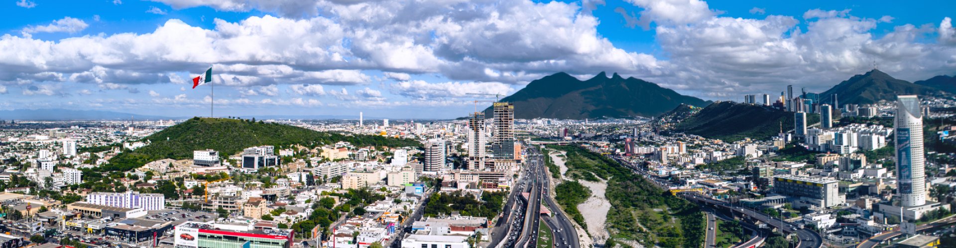 Skyline of Monterrey, MX
