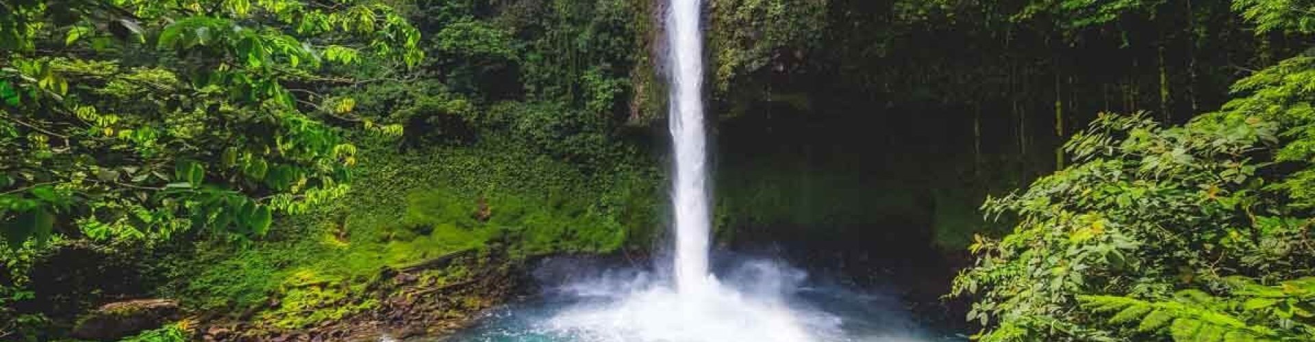 Evening riverside view in La Fortuna, CR