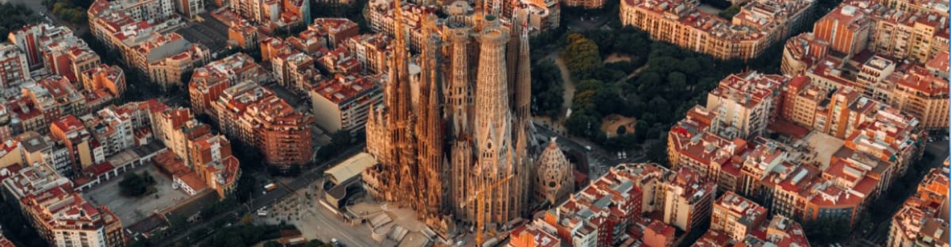 Skyline of Barcelona, ES