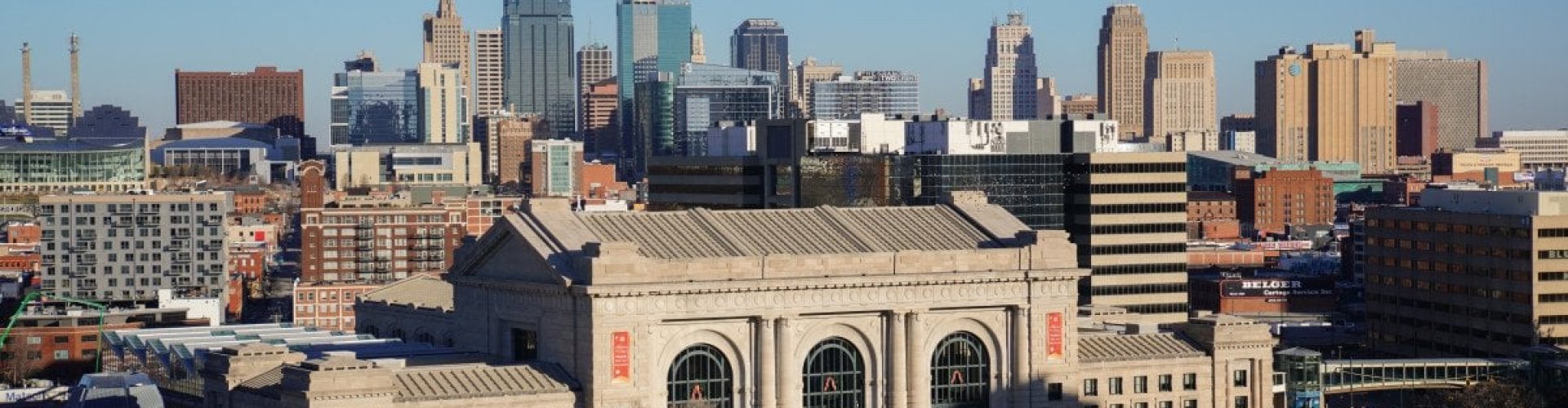 Skyline of Kansas City, MO, US