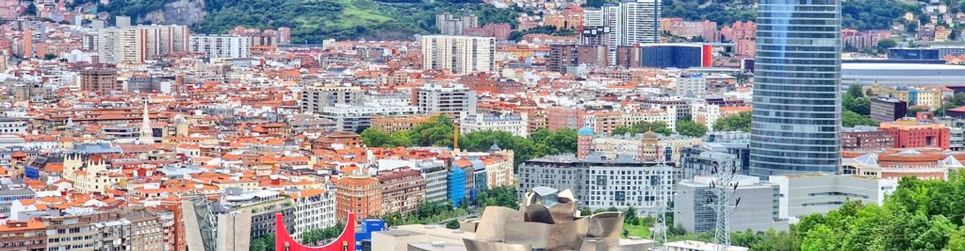 Skyline of Bilbao, ES